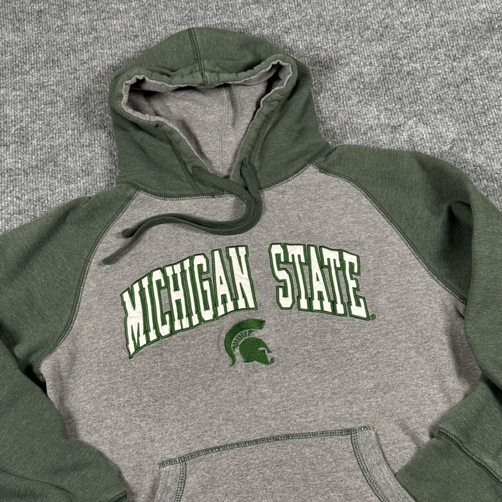 Michigan State Spartans Womens Hoodie Medium NCAA Basketball Sweatshirt College